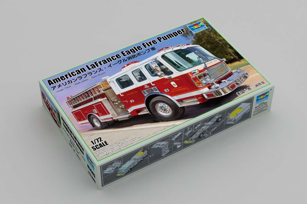 Trumpeter : American LaFrance Eagle Fire Truck Pumper | Hobby2000 Modélisme